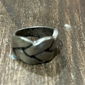 Silver Braided Ring